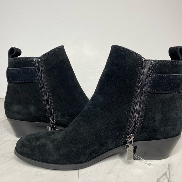 New! Blondo Saddie Waterproof Black Suede Bootie 7M - Picture 6 of 14